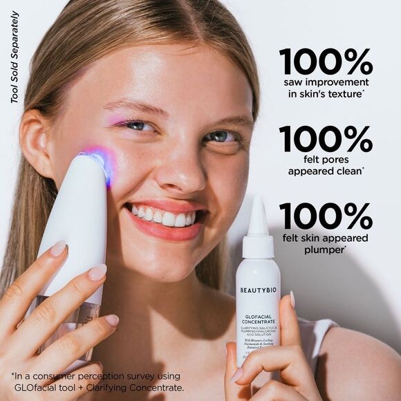 BeautyBio Glofacial Concentrate with Salycilic Acid & Hyaluronic Acid - Picture 4 of 5